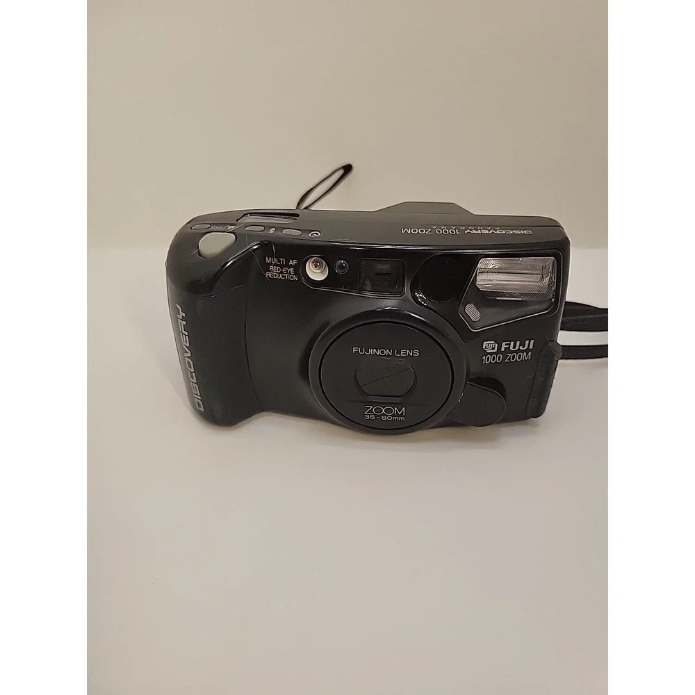 Fuji Discovery 1000 Zoom 35mm Film Camera Multi AF Fujinon 35-80mm Point